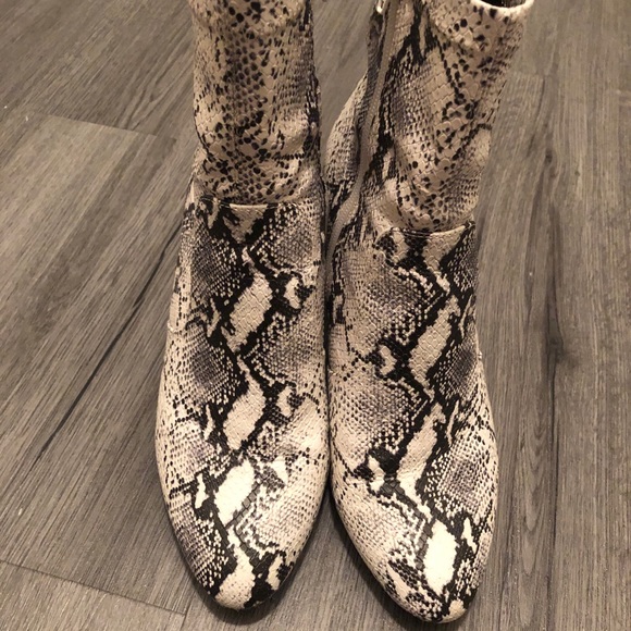 SOLD Madden Girl Snakeskin Booties - Picture 11 of 16